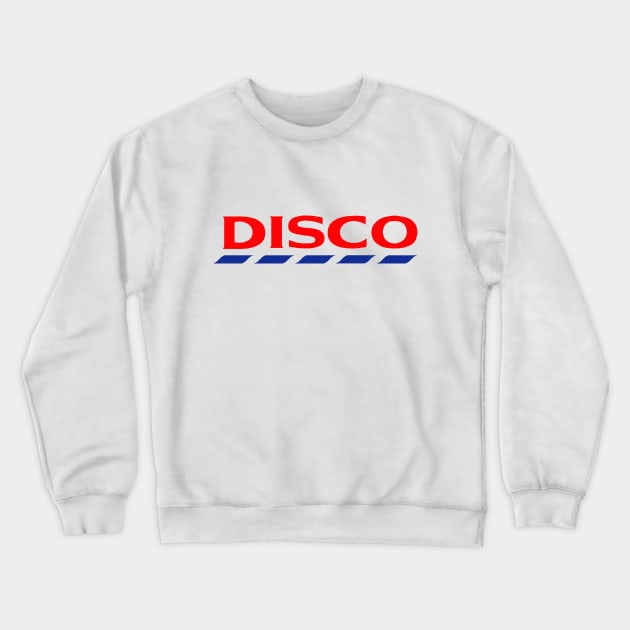 Disco Logo Funny/Parody Tee Crewneck Sweatshirt by DankFutura